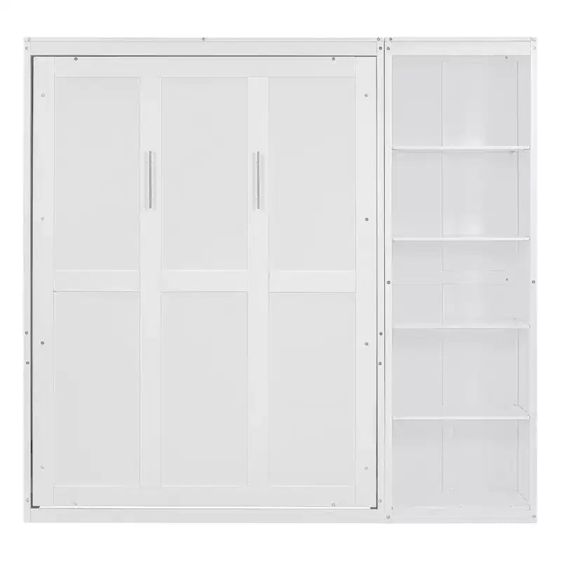 Whisen Murphy Bed Wall Bed with Shelves