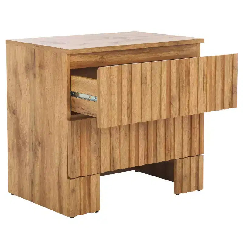 Conall 2 Drawer Nightstand - NST3103 - Oak - Safavieh
