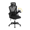 Costway Ergonomic Mesh Office Chair w/ Adjustable Lumbar Support & Headrest Black