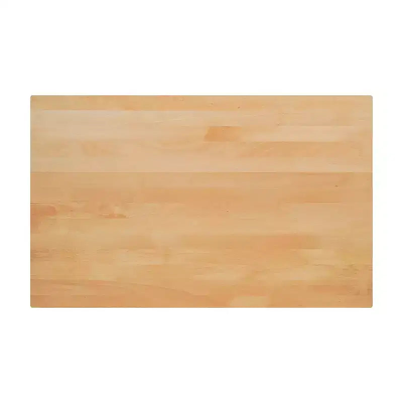 Flash Furniture Bennett Rectangular Solid Wood Commercial Indoor Tabletop with 23.75 x 29.5 Dining Height Rust-Resistant Cast Iron X-Base