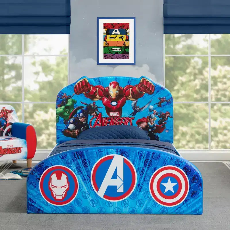 Marvel Avengers Upholstered Twin Bed