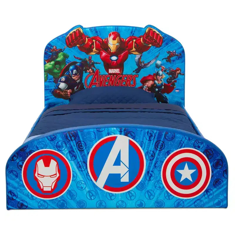 Marvel Avengers Upholstered Twin Bed