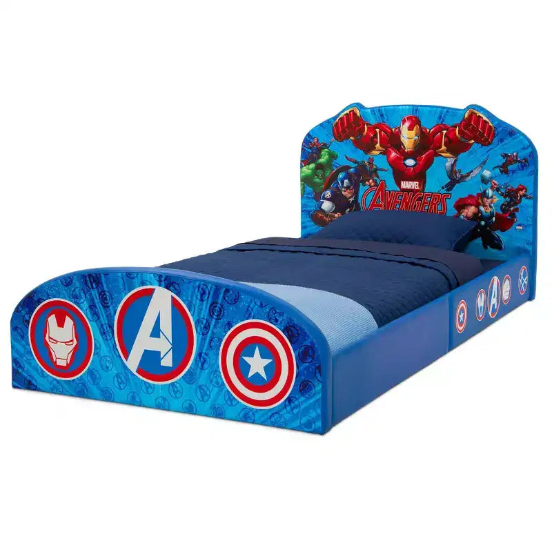 Marvel Avengers Upholstered Twin Bed
