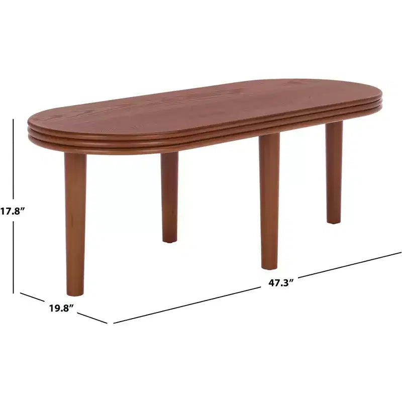 Chatun Coffee Table - COF2320A - Brown - Safavieh
