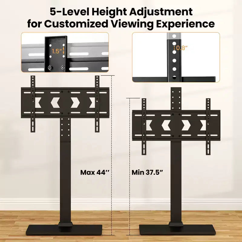 Costway Floor TV Stand Universal TV Stand for 32-70 Inch TVs up to 110 lbs Mount Stand
