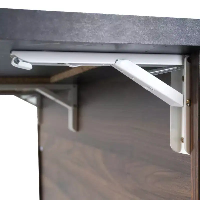 Kitchen Island with Trash Can Storage Cabinet, Kitchen Cart with Drop Leaf, Rolling Kitchen Island on Wheels with Adjustable Shelf and Drawer