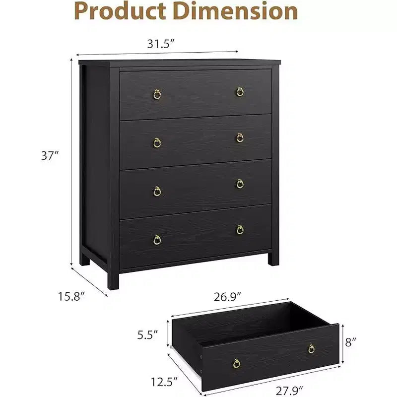 Dresser for Bedroom, Chest of Dressers Tall Dresser for Closet with Drawers Chest with Clothes Storage Cabinet, Drawer Organizer for Living Room