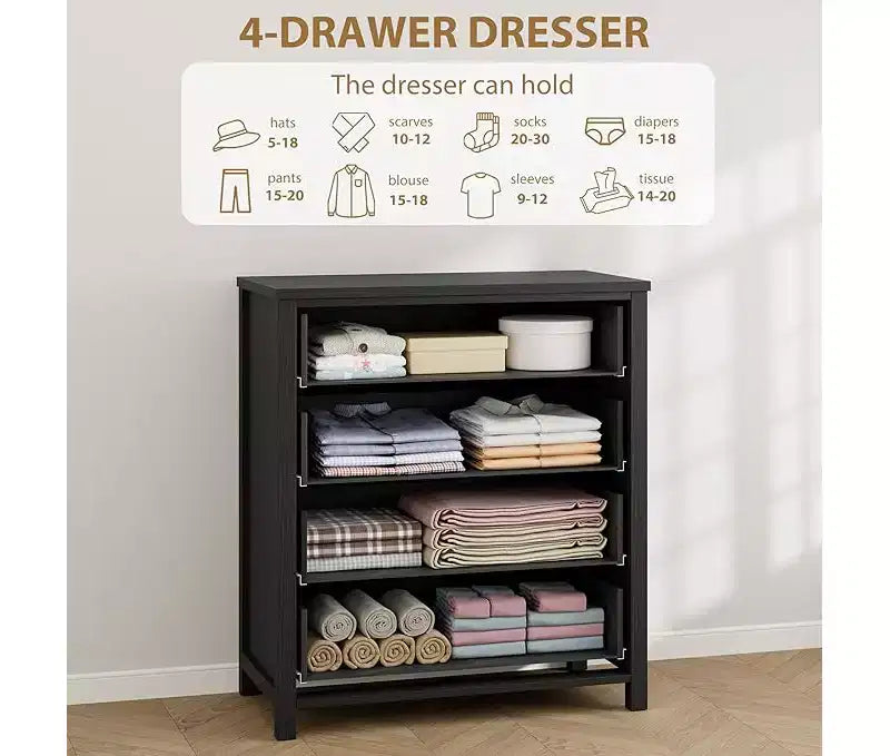 Dresser for Bedroom, Chest of Dressers Tall Dresser for Closet with Drawers Chest with Clothes Storage Cabinet, Drawer Organizer for Living Room