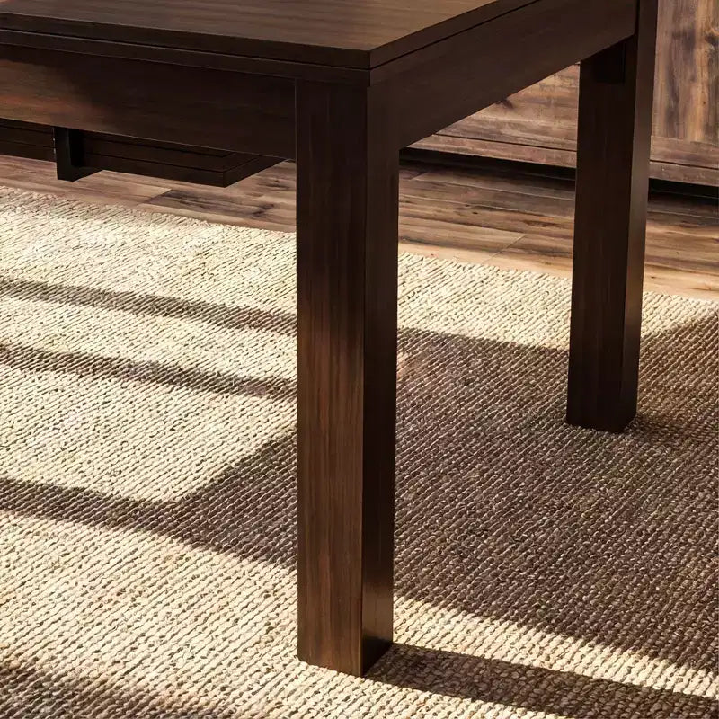 Famapy Walnut Multi-Functional Dining Game Table Convertible Table  Dining, Office & Board Game Station