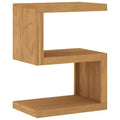 vidaXL Side Table 17.7x11.8x23.6 Solid Wood Teak