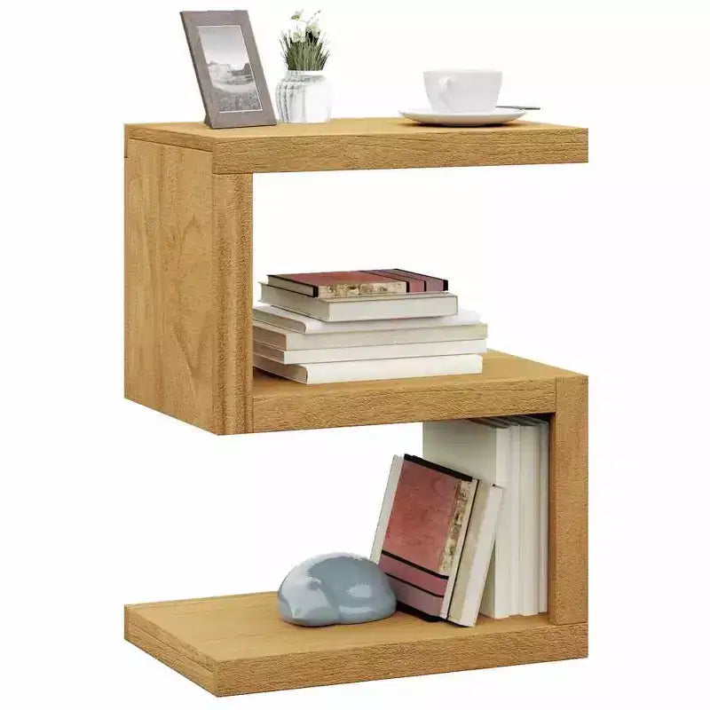 vidaXL Side Table 17.7x11.8x23.6 Solid Wood Teak