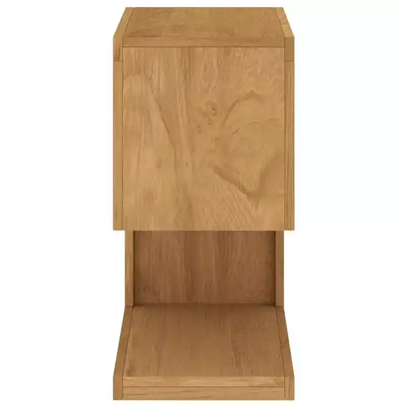 vidaXL Side Table 17.7x11.8x23.6 Solid Wood Teak