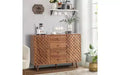 47.2 Inch Farmhouse Sideboard Buffet Cabinet with 4 Drawers & 2 Doors, Large Storage Cabinet for Kitchen, Dining Room & Living Room