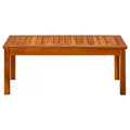 vidaXL Coffee Table Natural Wood Solid Acacia Wood - 35.4 x 19.7 x 14.2