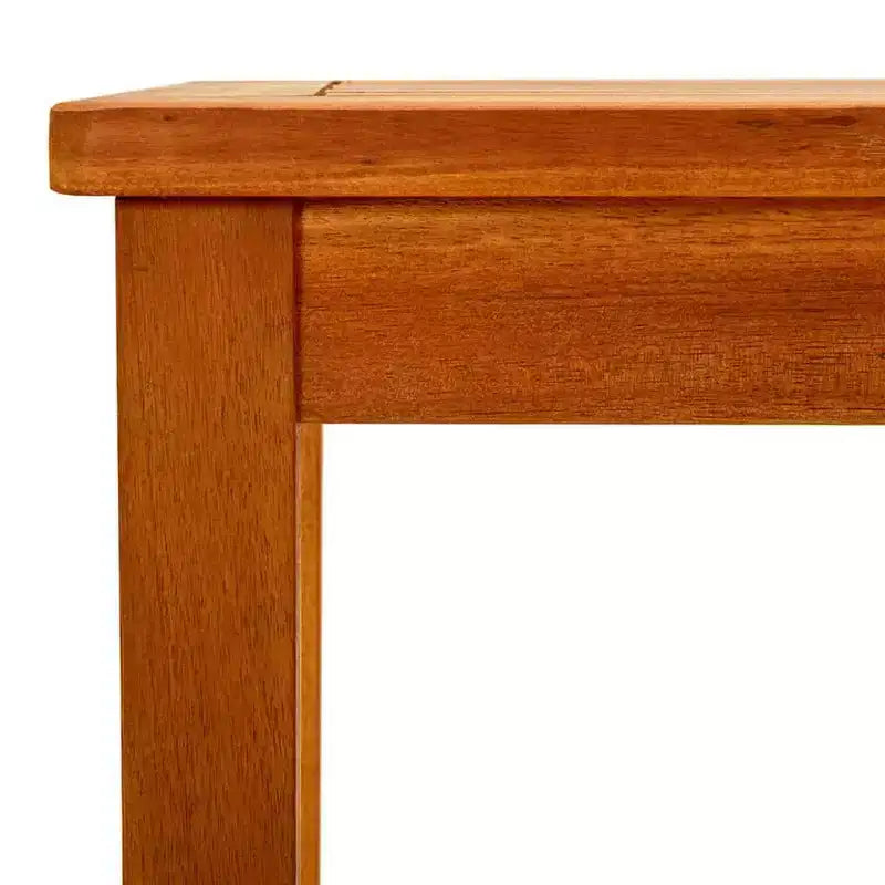 vidaXL Coffee Table Natural Wood Solid Acacia Wood - 35.4 x 19.7 x 14.2