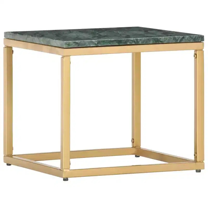 vidaXL Coffee Table End Table Side Sofa Table Real Stone with Marble Texture