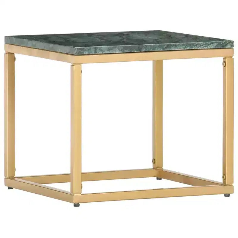 vidaXL Coffee Table End Table Side Sofa Table Real Stone with Marble Texture