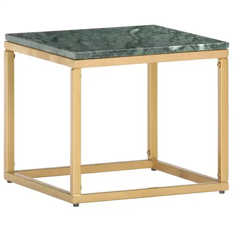 vidaXL Coffee Table End Table Side Sofa Table Real Stone with Marble Texture