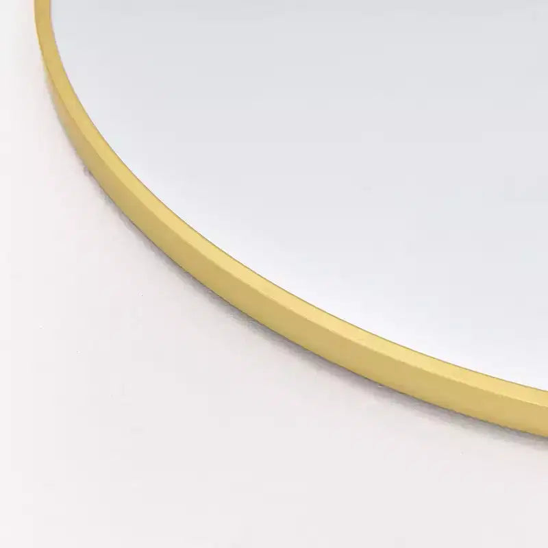 Freestanding Arched Full Body Mirror 58x18, Gold Wall Mounted for Bedroom Dressing