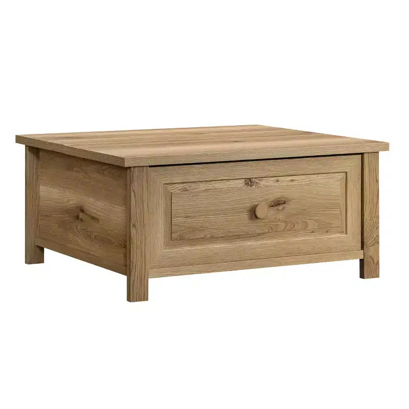 GDFStudio Halden Farmhouse Wood Lift-Top Coffee Table with Hidden Storage