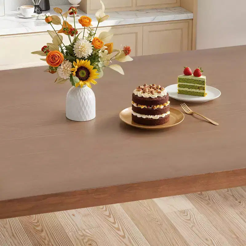 EROMMY 72 Solid Wood Dining Table For 6 People