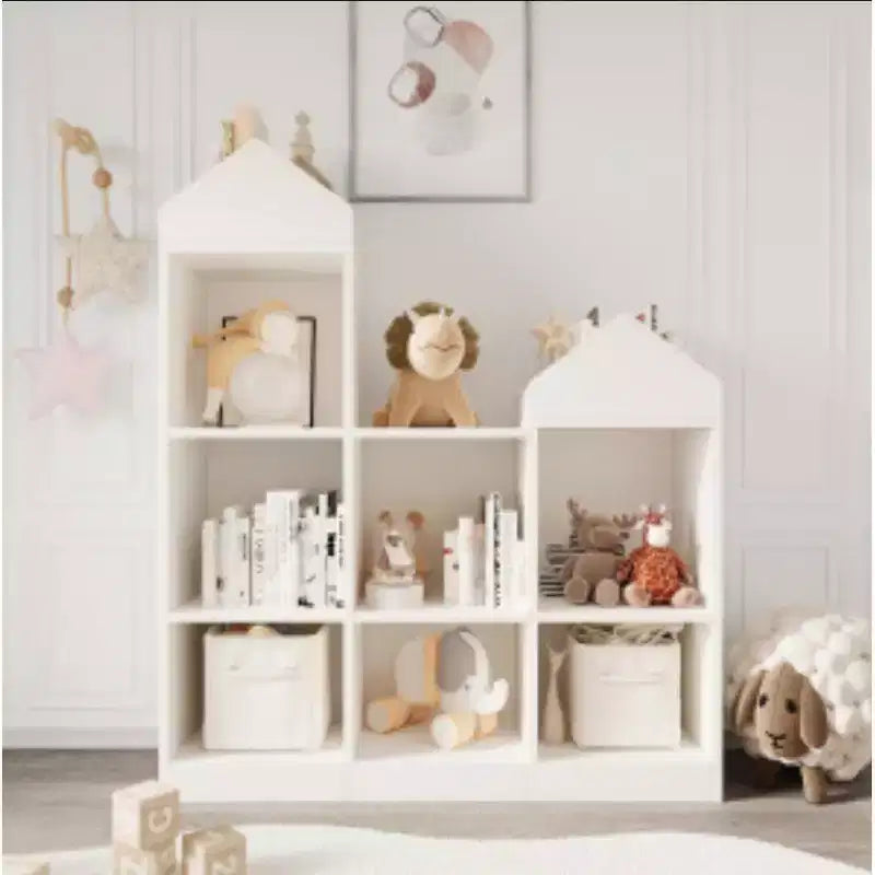 Forest-Themed Kids Bookcase (MDF & PB)