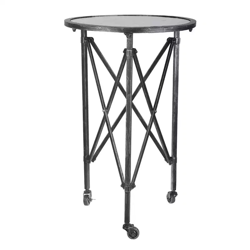 Gilbert Round Side Table Accent Furniture D17x26.5