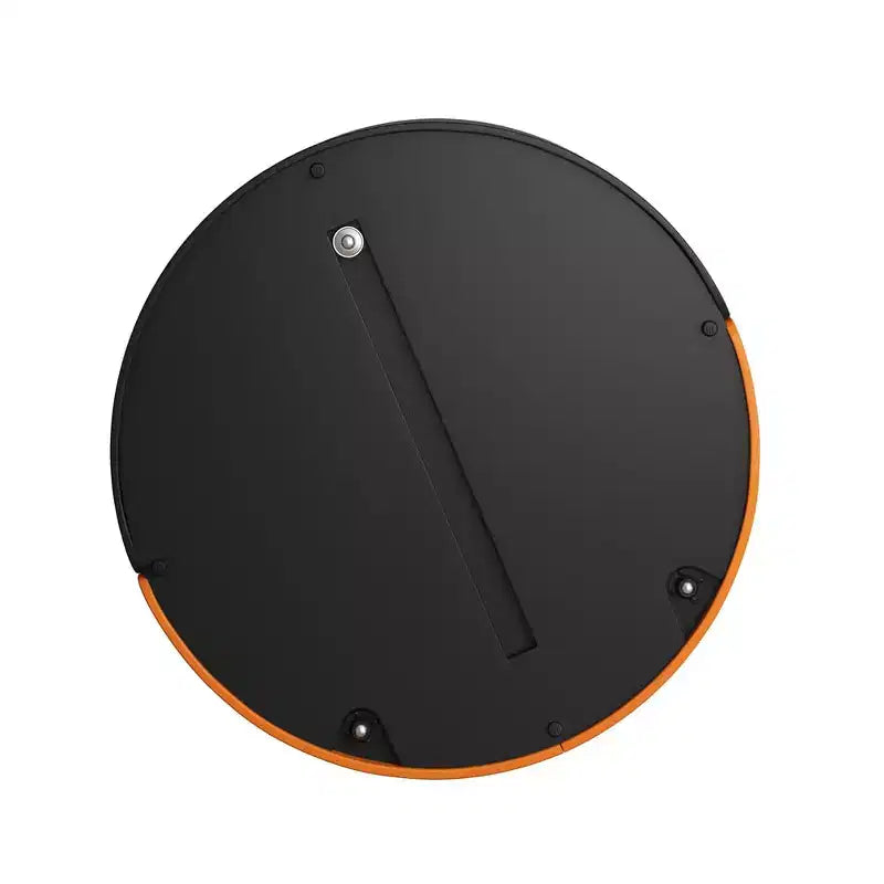 Table basse gigogne ronde, Tables d'appoint modernes avec plateau coulissant extensible, Table d'extrémité de canapé avec rangement caché pour le salon