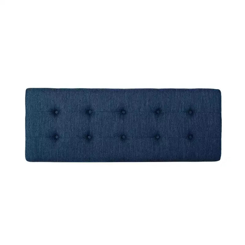 Pouf Rectangulaire avec Coussin, Banc de Lit avec Pieds Élégants, Repose-Pieds pour Salon, Chambre, Entrée