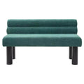 Christopher Knight Home Yuina Modern Wooden Upholstered Dining Bench with Rubberwood Legs