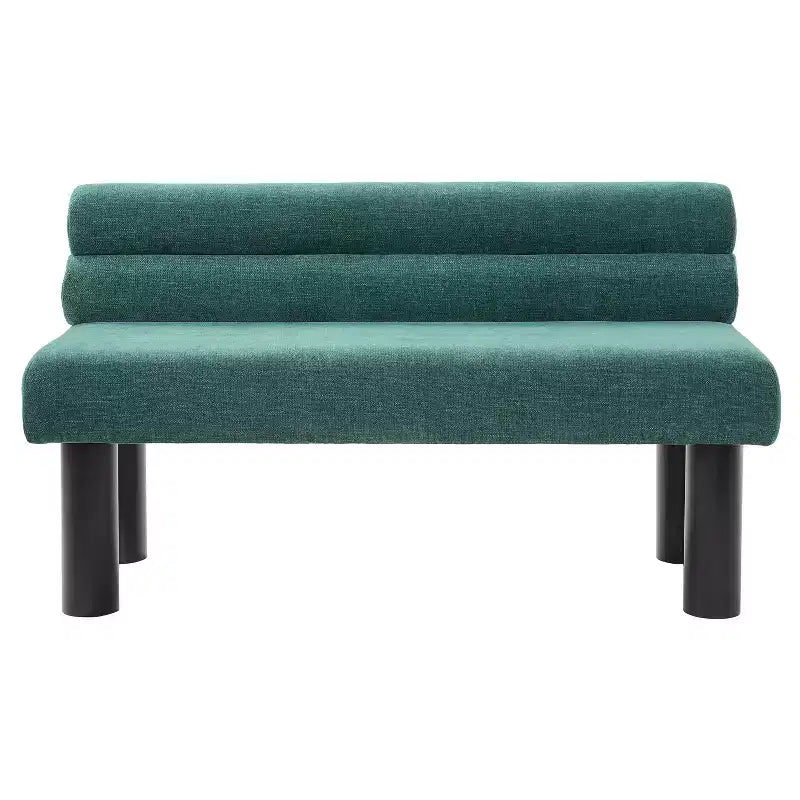 Christopher Knight Home Yuina Modern Wooden Upholstered Dining Bench with Rubberwood Legs