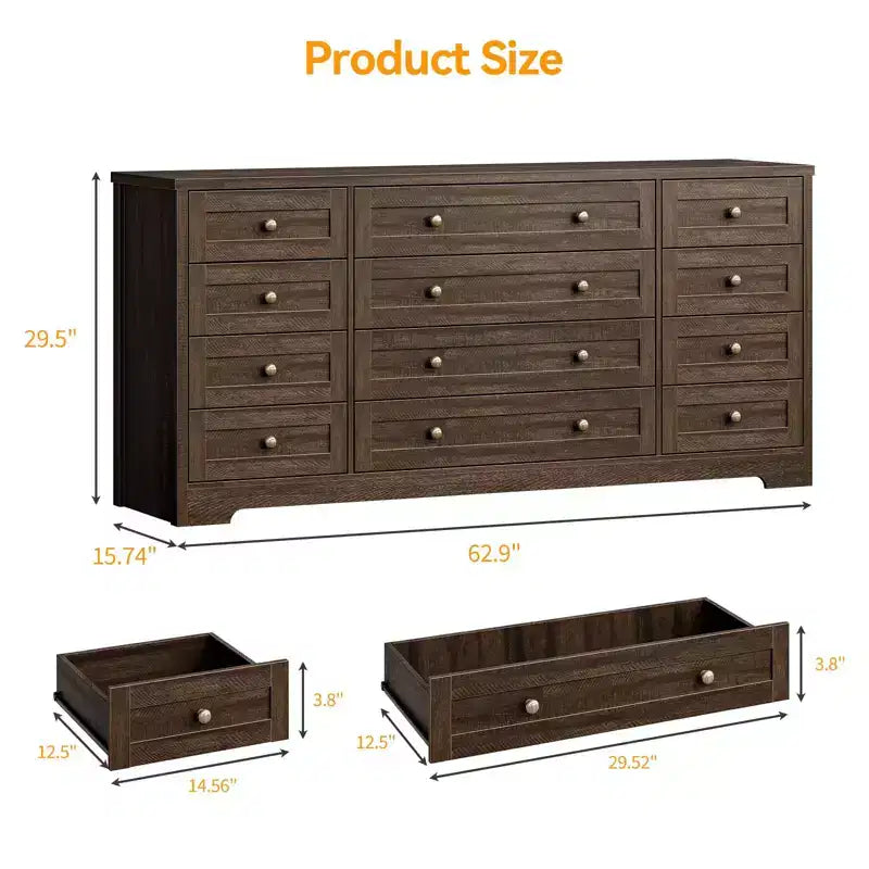 Commode, Commode en bois de 160 cm de large, Meuble TV moderne pour téléviseur de 65 pouces, Chambre à coucher, Salon, Entrée