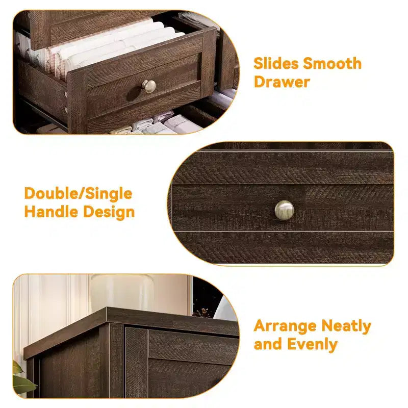 Commode, Commode en bois de 160 cm de large, Meuble TV moderne pour téléviseur de 65 pouces, Chambre à coucher, Salon, Entrée