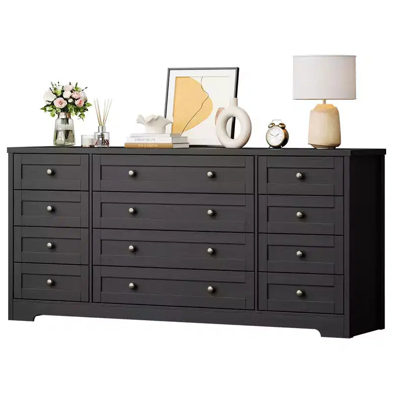 Commode, Commode en bois de 160 cm de large, Meuble TV moderne pour téléviseur de 65 pouces, Chambre à coucher, Salon, Entrée