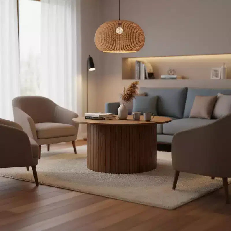 Table basse ronde