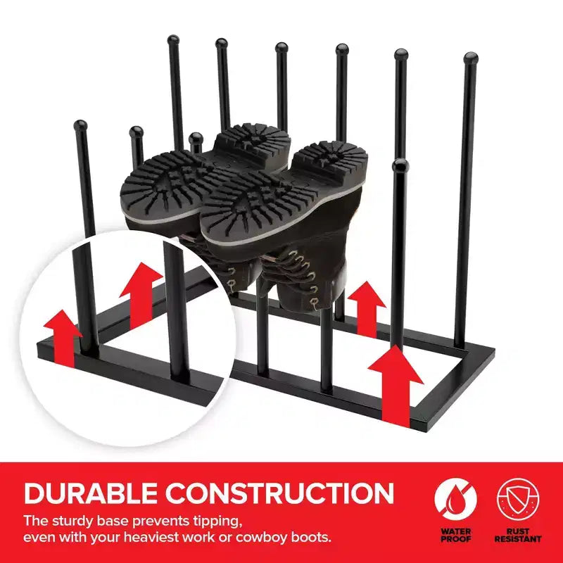 Stock Your Home Boot Organizer Rack