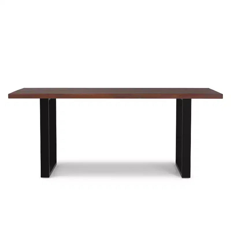Amity 72 inch x 36 inch Rectangle Modern Industrial Dining Table
