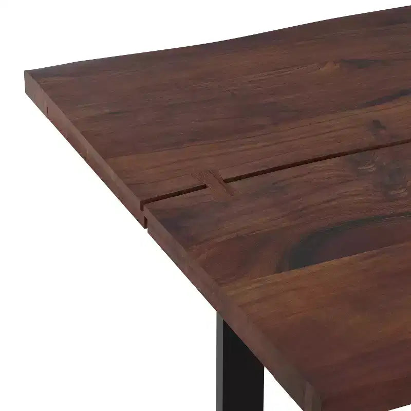 Amity 72 inch x 36 inch Rectangle Modern Industrial Dining Table
