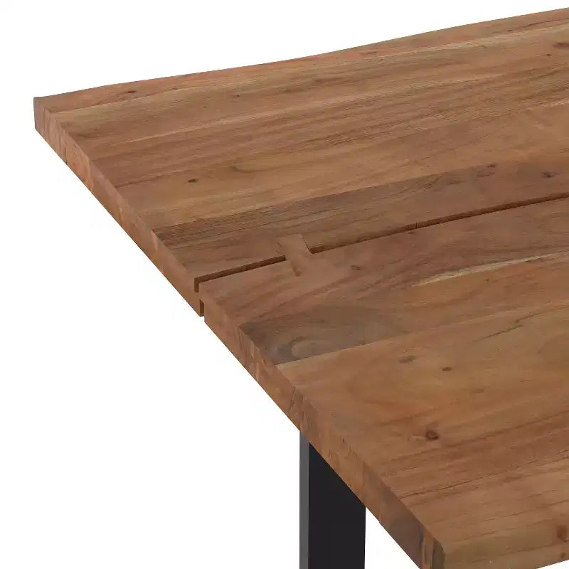 Amity 72 inch x 36 inch Rectangle Modern Industrial Dining Table
