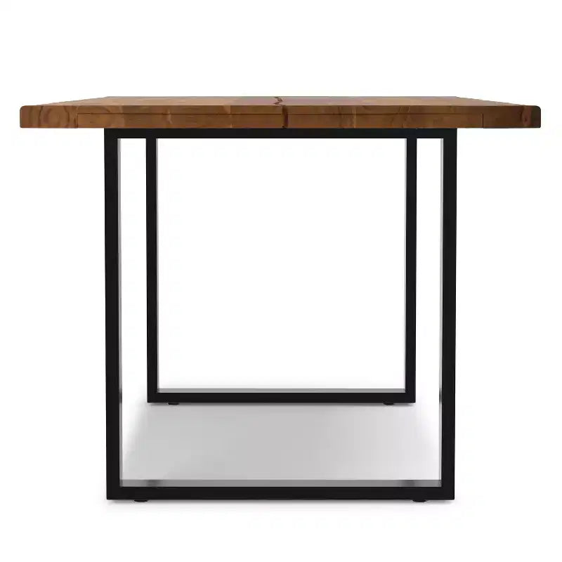 Amity 72 inch x 36 inch Rectangle Modern Industrial Dining Table