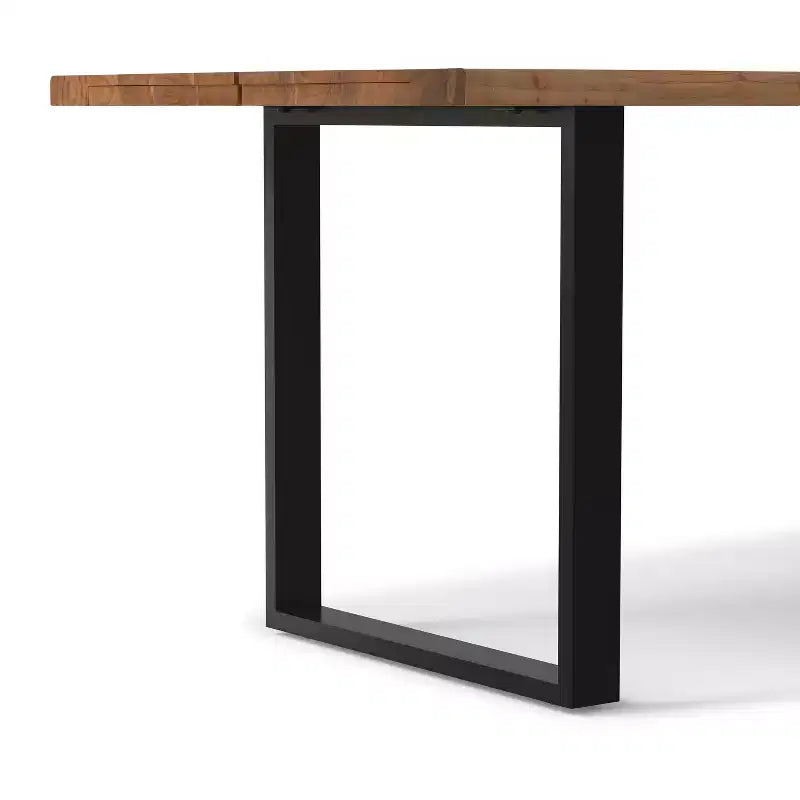 Amity 72 inch x 36 inch Rectangle Modern Industrial Dining Table