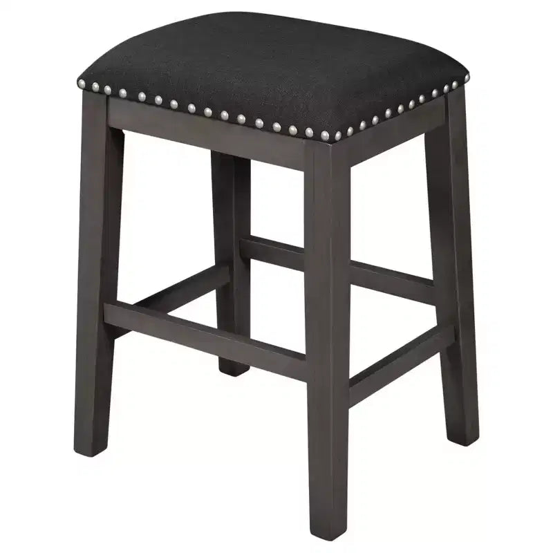Counter Height Dining Table Set for 4, Wood Bar Table with Storage shelf and 2 stools & 2 Chairs for Small Places