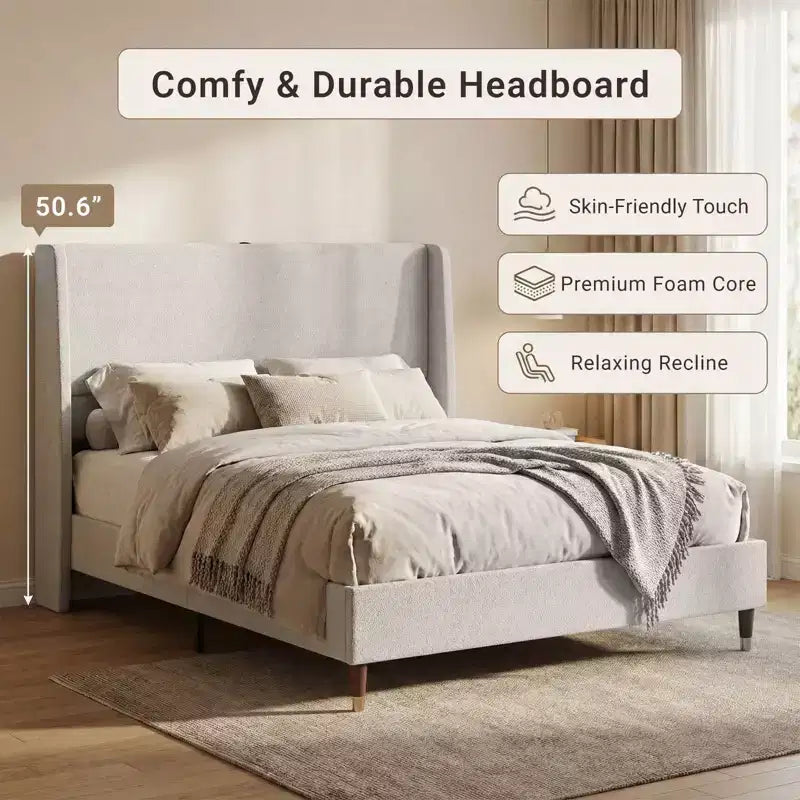 Ora Maison Modern Upholstered Storage Bed