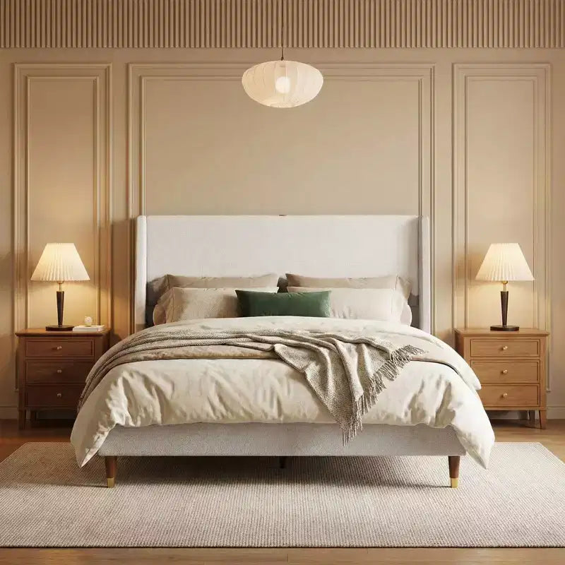 Ora Maison Modern Upholstered Storage Bed