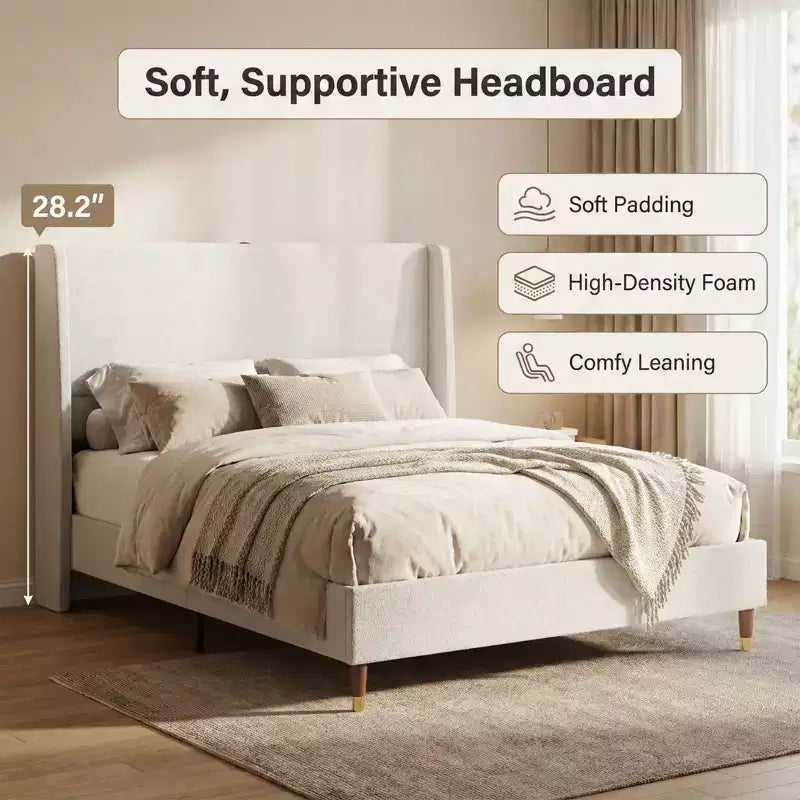 Ora Maison Modern Upholstered Storage Bed