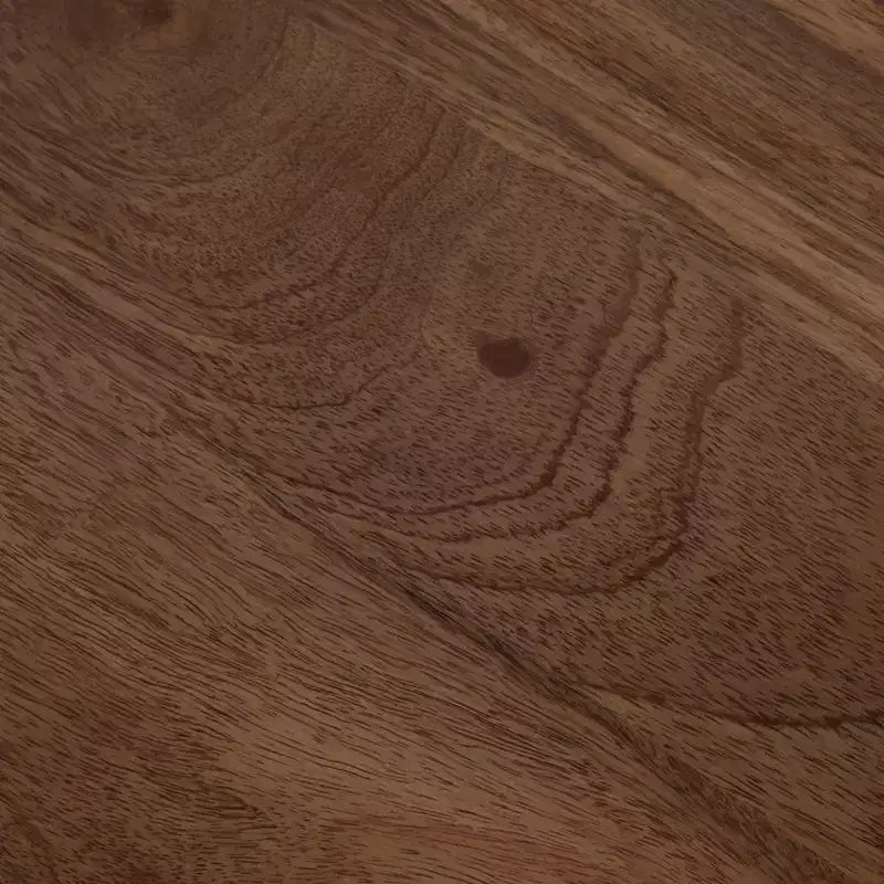 Unique End Table, Side Table, or Small Night Stand for Home Decor - Modern Polished Mango Wood Table Ideal for Small Spaces - 18 Gold