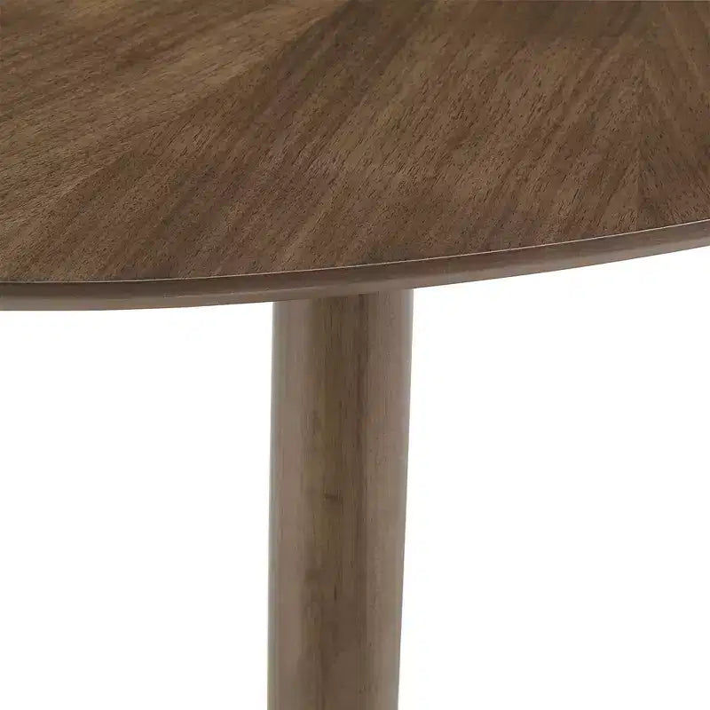 Jonas 63 Mid-Century Walnut Oval Dining Table - Walnut - iNSPIRE Q