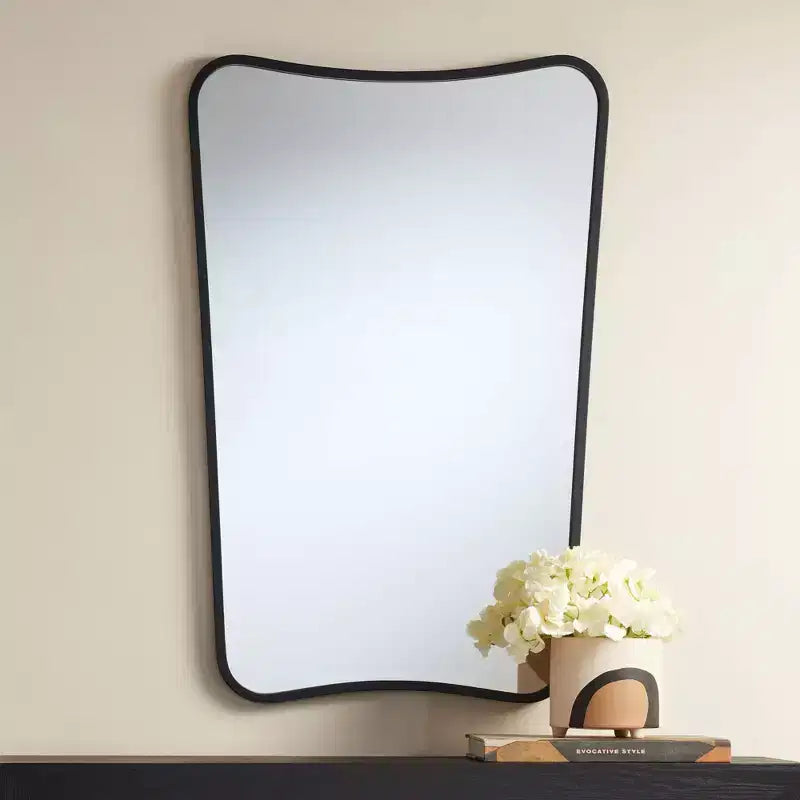 Uttermost Segundo Black Metal 22 x 34 Wall Mirrors Set of 2