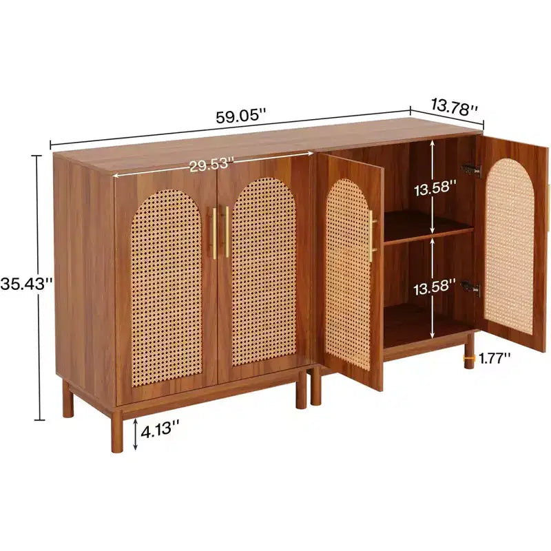 GDFStudio Gracie Modern 59 Storage Cabinet