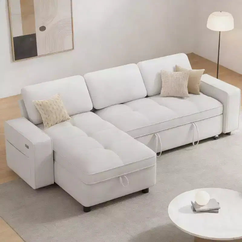 Dyonery Convertible Storage Sofa Bed